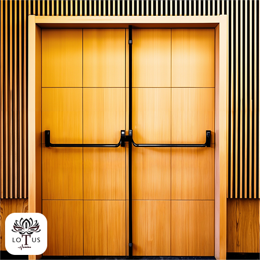 Instalação profissional de porta pivô acústica para casa